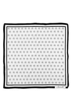 Lenço Monogram Acuarela Branco